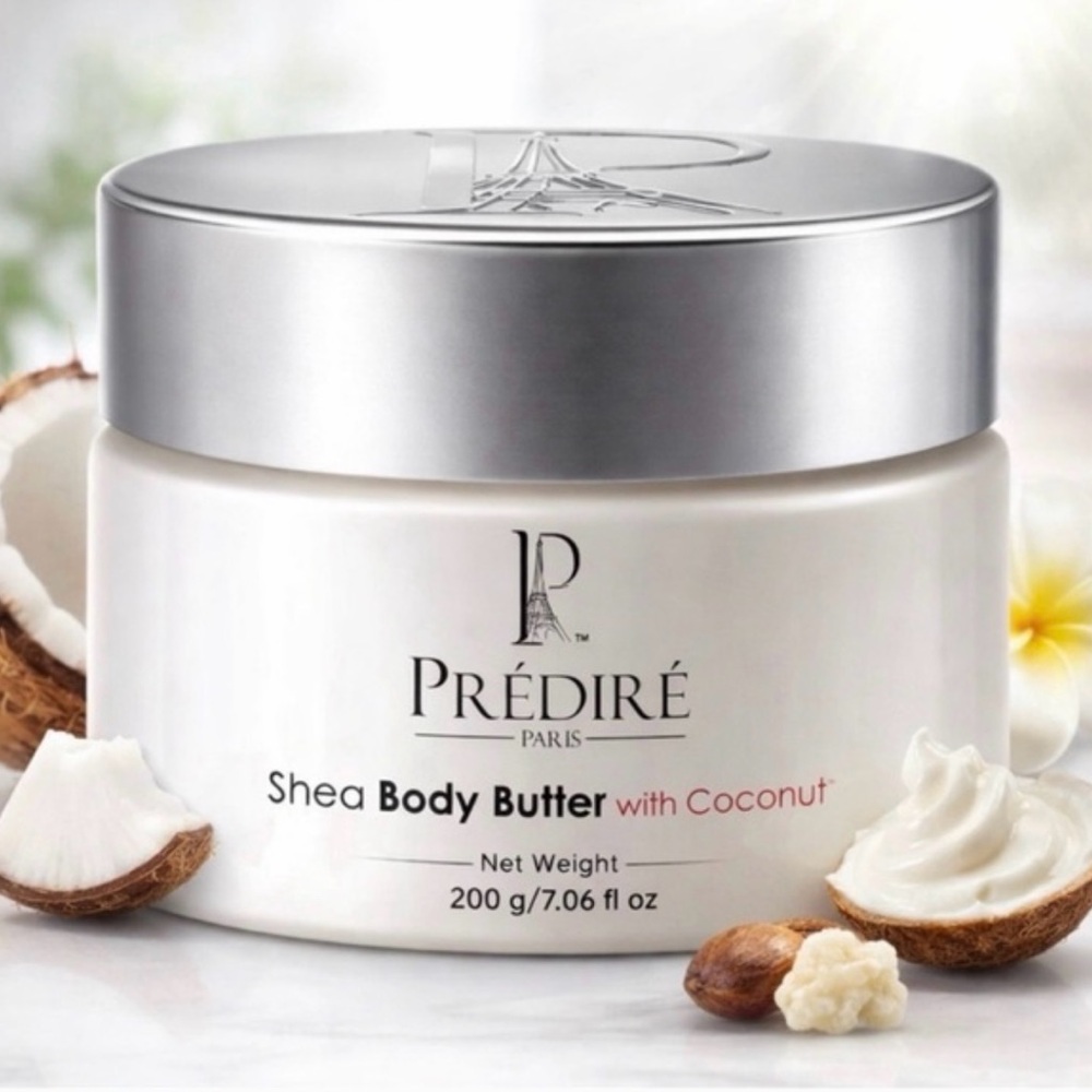 Shea Body Butter with Coconut, Argan Oil & Vitamin E Booster PREDIRE PARIS 🥥
